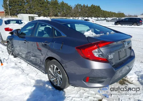 2016 Honda Civic Ex z USA, uszkodzony, nr VIN 19XFC2F7XGE092656